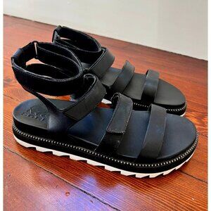 Womens Sorel Roaming™ Multi Strap Leather Sandal Size 7.5